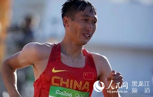 黑龙江省竞走名将王镇夺得里约奥运会男子2