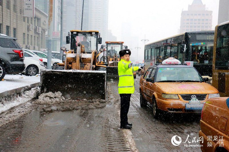 哈尔滨市连降大雪 8类交通违法行为将上限处罚