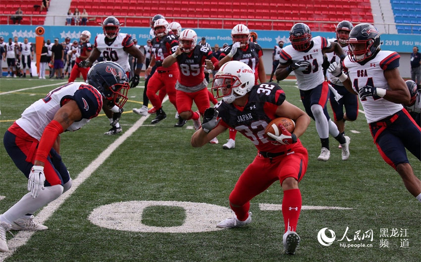 圖說龍江：2018世界大學生美式橄欖球錦標賽