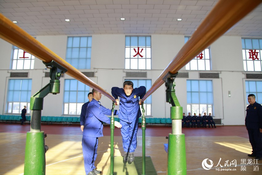黑龙江省森林消防总队组织机关集训 打响新年