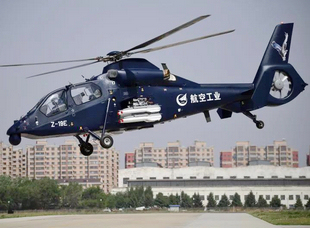 中國航空工業哈飛自主研制的直-19E出口型武裝直升機成功首飛 劉洋 攝