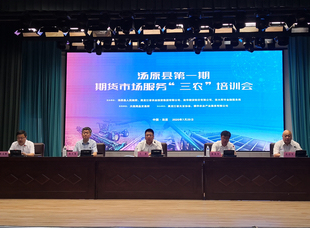 2020年7月29日，农投集团助汤原农民挑上“金扁担” “保险+期货”培训会在汤原县举行。