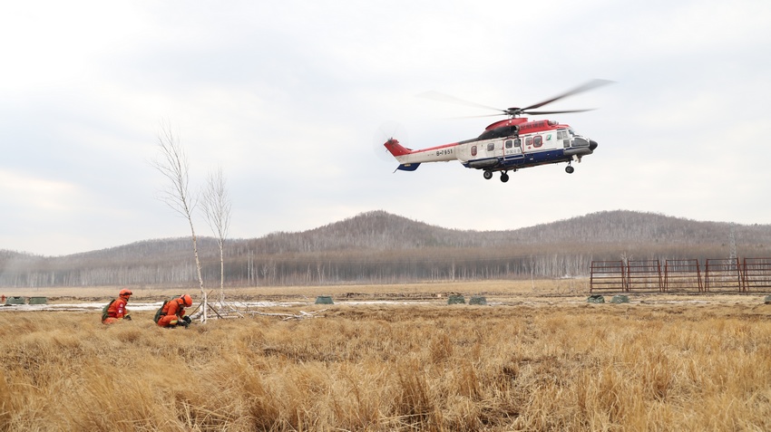 大興安嶺地區森林消防支隊聯合開展地空協同實戰訓練【2】