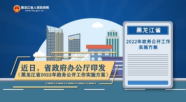 黑龙江省2022年政务公开实施方案速览