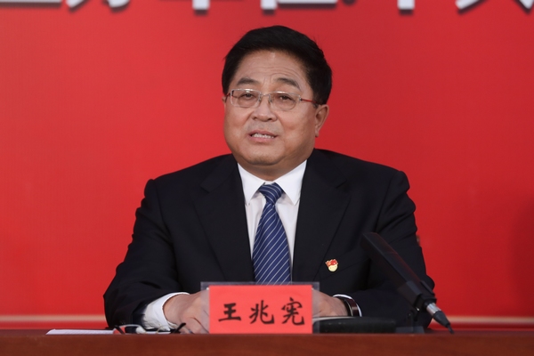 黑龙江省委农办主任、省农业农村厅厅长王兆宪。石启立摄