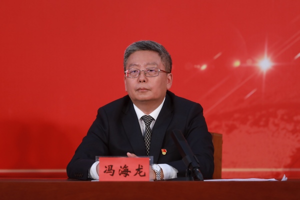 中共黑龙江省委组织部常务副部长冯海龙。石启立摄