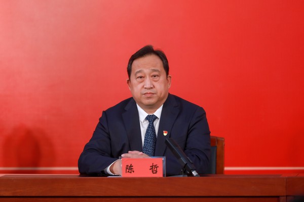 中共黑龙江省委宣传部副部长、省文化和旅游厅厅长陈哲。石启立摄