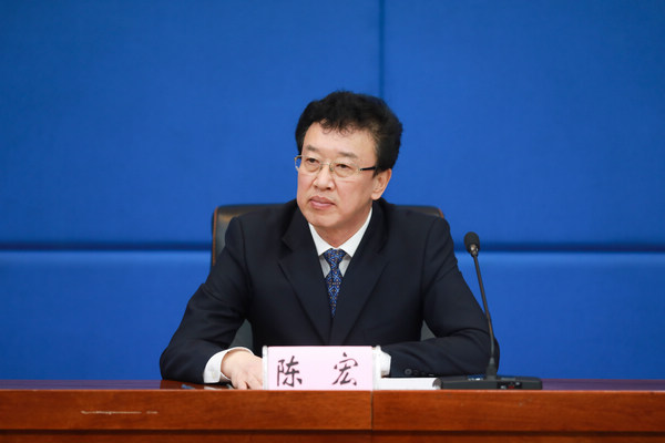 黑龍江省司法廳副廳長陳宏。石啟立攝