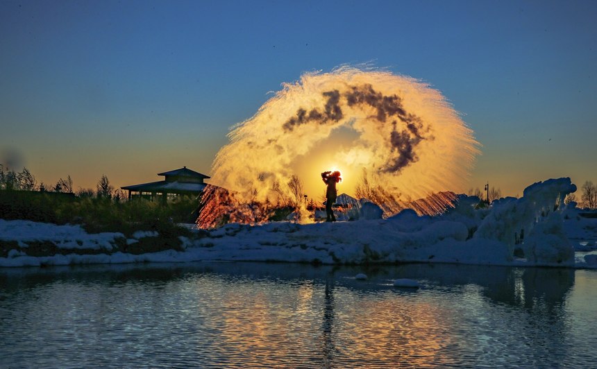 黑龙江五大连池冬日美景
