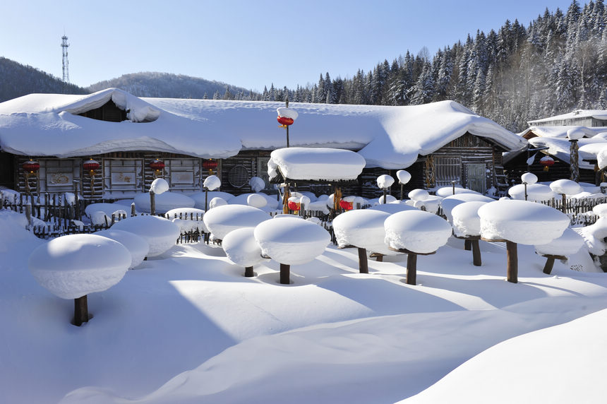 “雪”迎八方客 中国雪乡景区正式开园