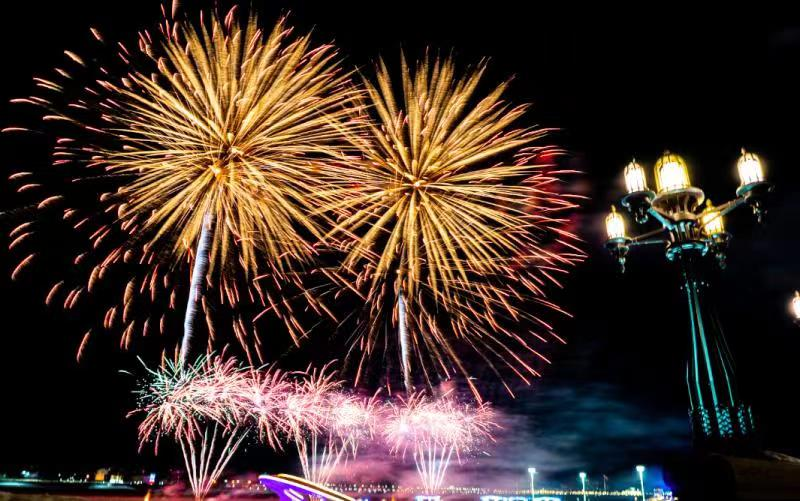 黑河市舉行2023迎新年大型焰火活動
