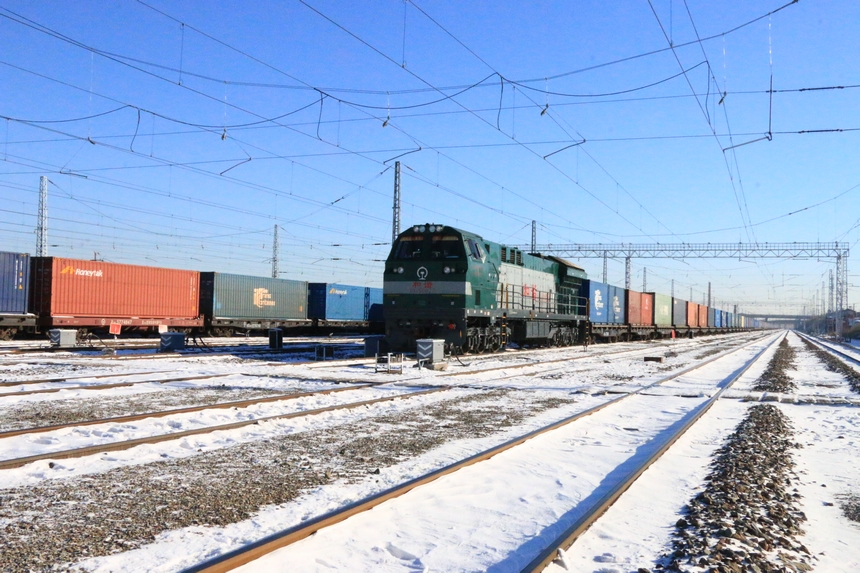 滿洲裡鐵路口岸今年進出境中歐班列突破1000列
