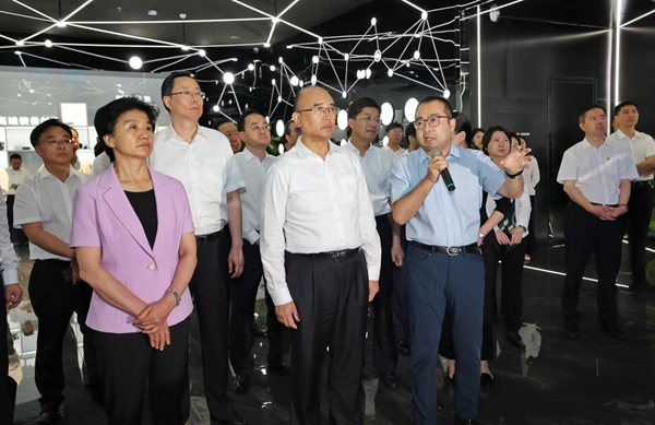 7月21日，黑龙江省党政代表团到杭州未来科技城学习考察