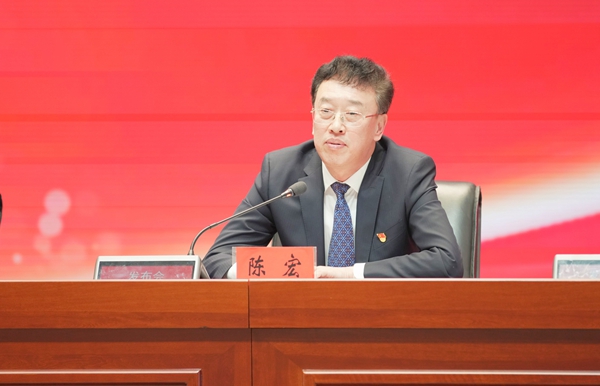 黑龙江省司法厅一级巡视员陈宏。刘心杨 摄