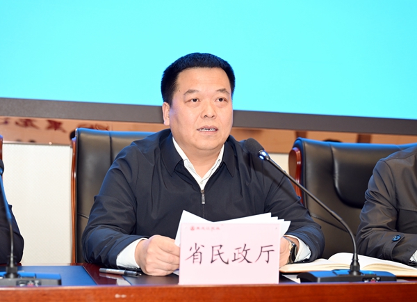 黑龍江省民政廳黨組成員、副廳長王連波。徐旭攝