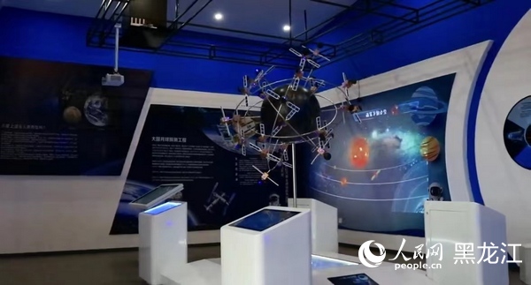 航空航天展厅。