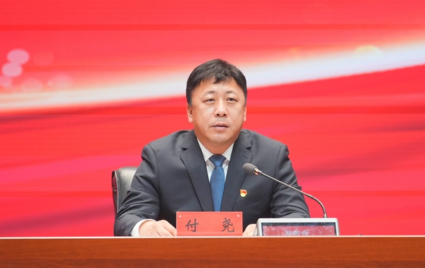 黑龙江省总工会副主席付尧。刘心杨摄