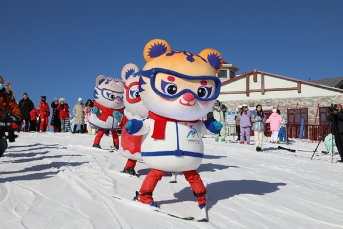 亞布力滑雪開板儀式現場。圖片由哈爾濱市文化廣電和旅游局提供