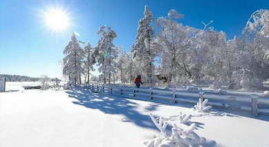 鳳凰山景區迎來今冬首批冰雪研學考察團隊