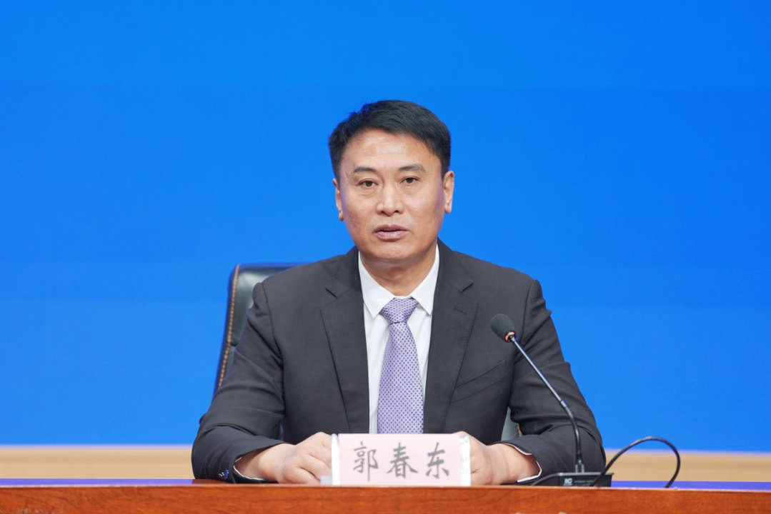 齐齐哈尔市商务局二级调研员郭春东。刘心杨摄