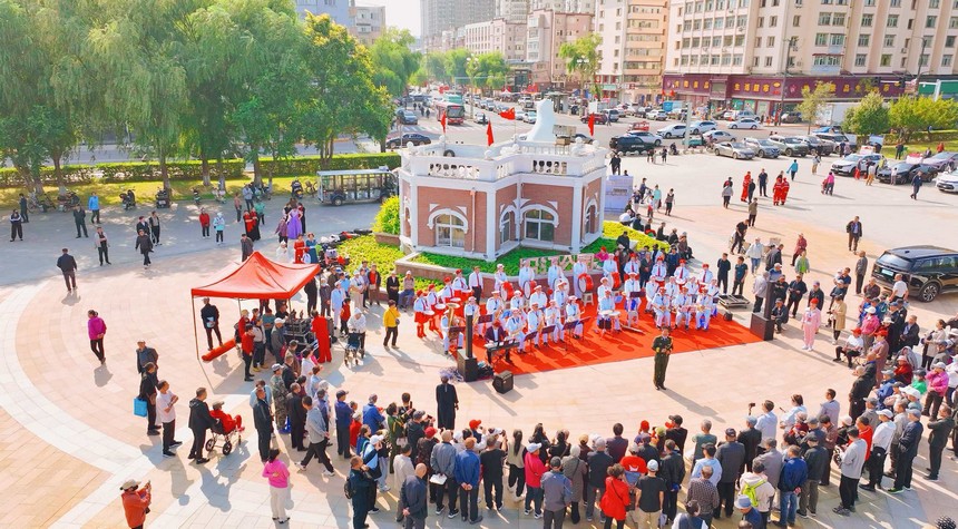 佳木斯市开展“国庆消费节”活动。佳木斯市委宣传部供图