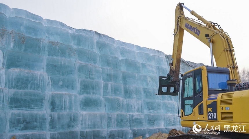 第二十七届哈尔滨冰雪大世界即将开工 20万立方米存冰正式启用