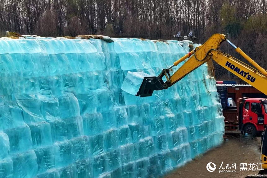 第二十七届哈尔滨冰雪大世界即将开工 20万立方米存冰正式启用