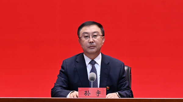 黑龙江省交通运输厅党组书记、厅长孙宇。李鹏举摄