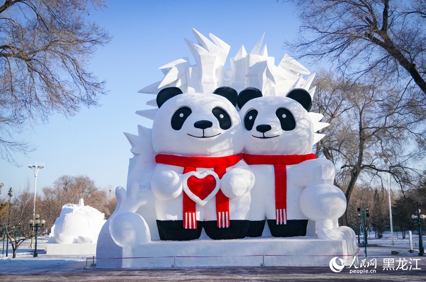 “冰雪+萌宠”即将亮相 第38届哈尔滨太阳岛雪博会紧锣密鼓建设中