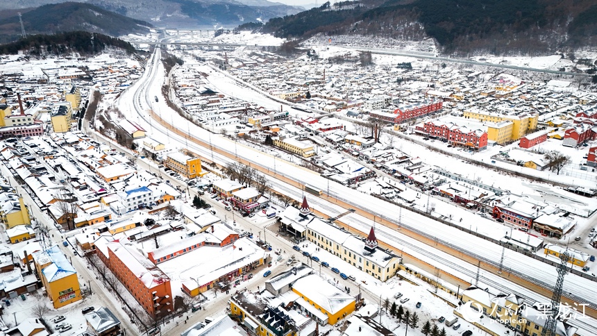 雪落木刻楞：横道河子的冬日定格