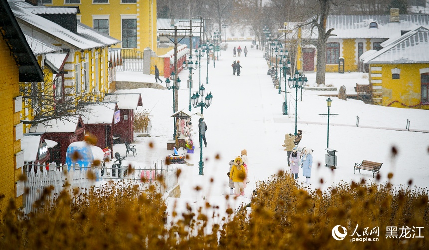 雪落木刻楞：横道河子的冬日定格