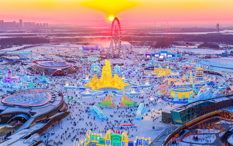 哈爾濱冰雪旅游迎來“開門紅”