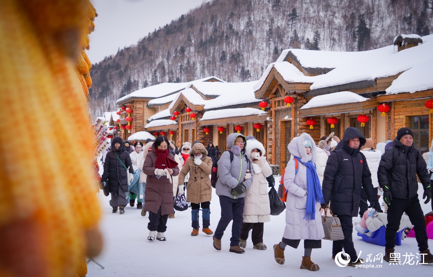 元旦假期中国雪乡景区入园人数超5万人次