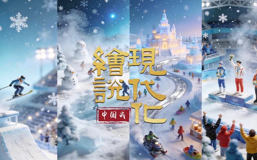 绘说现代化丨冰雪运动 热力全开