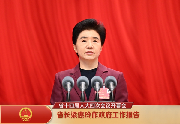 梁惠玲作政府工作报告