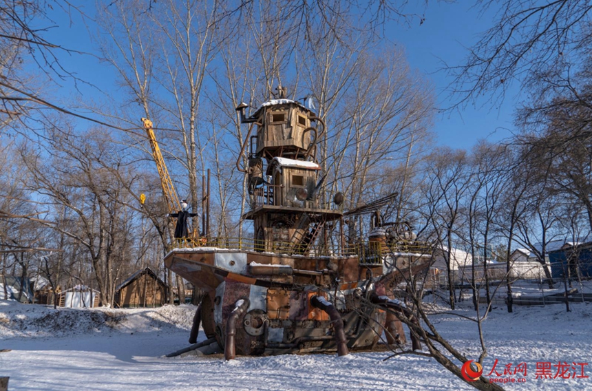 “哈尔的移动城堡”网红地标。人民网记者 徐成龙摄