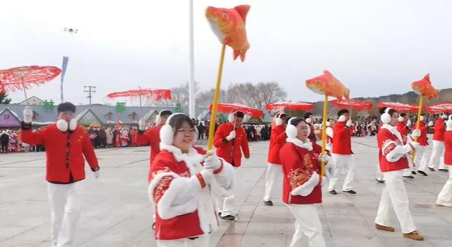 伊春市秧歌展演大賽火熱開賽