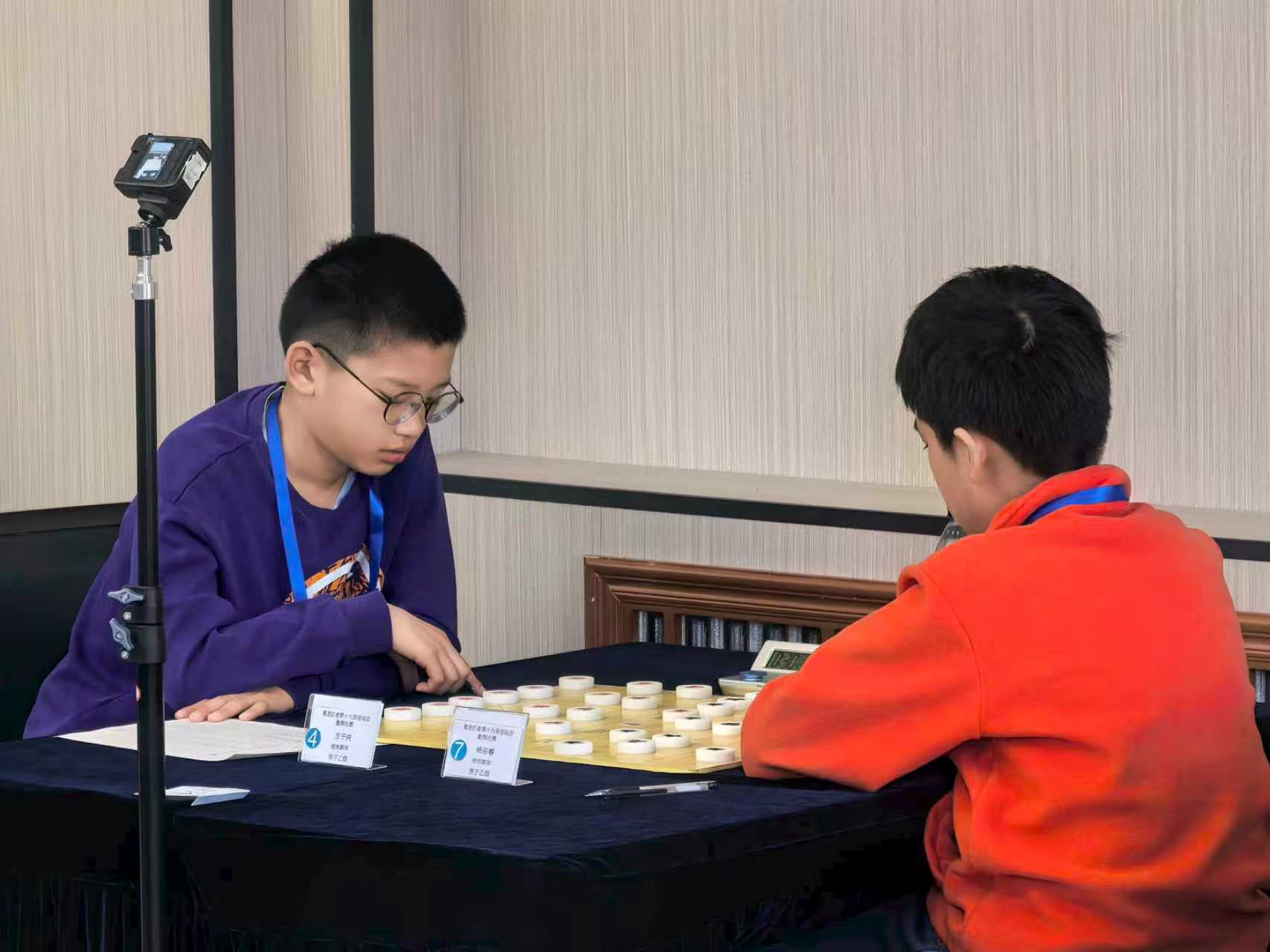 象棋比赛现场。齐齐哈尔市委宣传部提供
