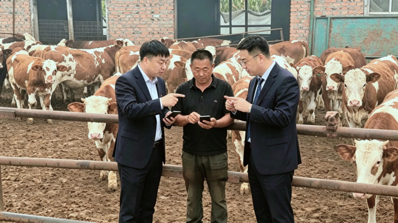 建设银行佳木斯桦南支行精准帮扶柴大哥走出经营困境。中国建设银行黑龙江省分行供图