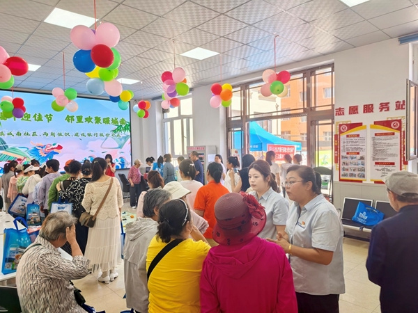 建设银行佳木斯分行开展“五联共建”活动。图片由中国建设银行黑龙江省分行提供