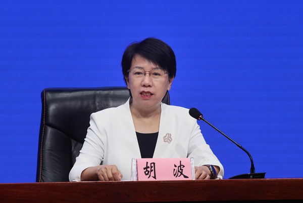 黑龙江省妇联副主席胡波。张澍摄