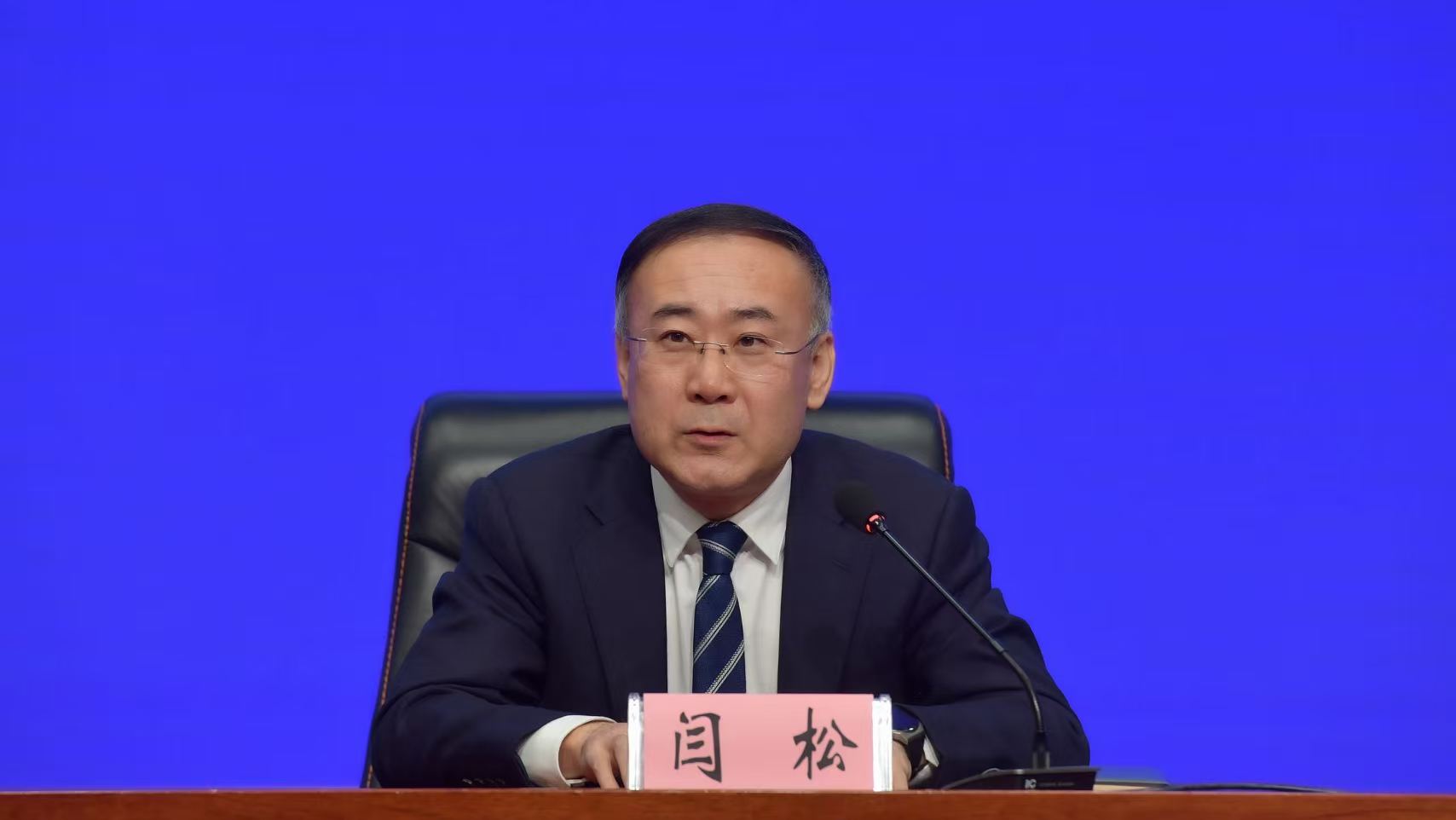 哈爾濱市衛生健康委員會副主任閆鬆。紀勇攝