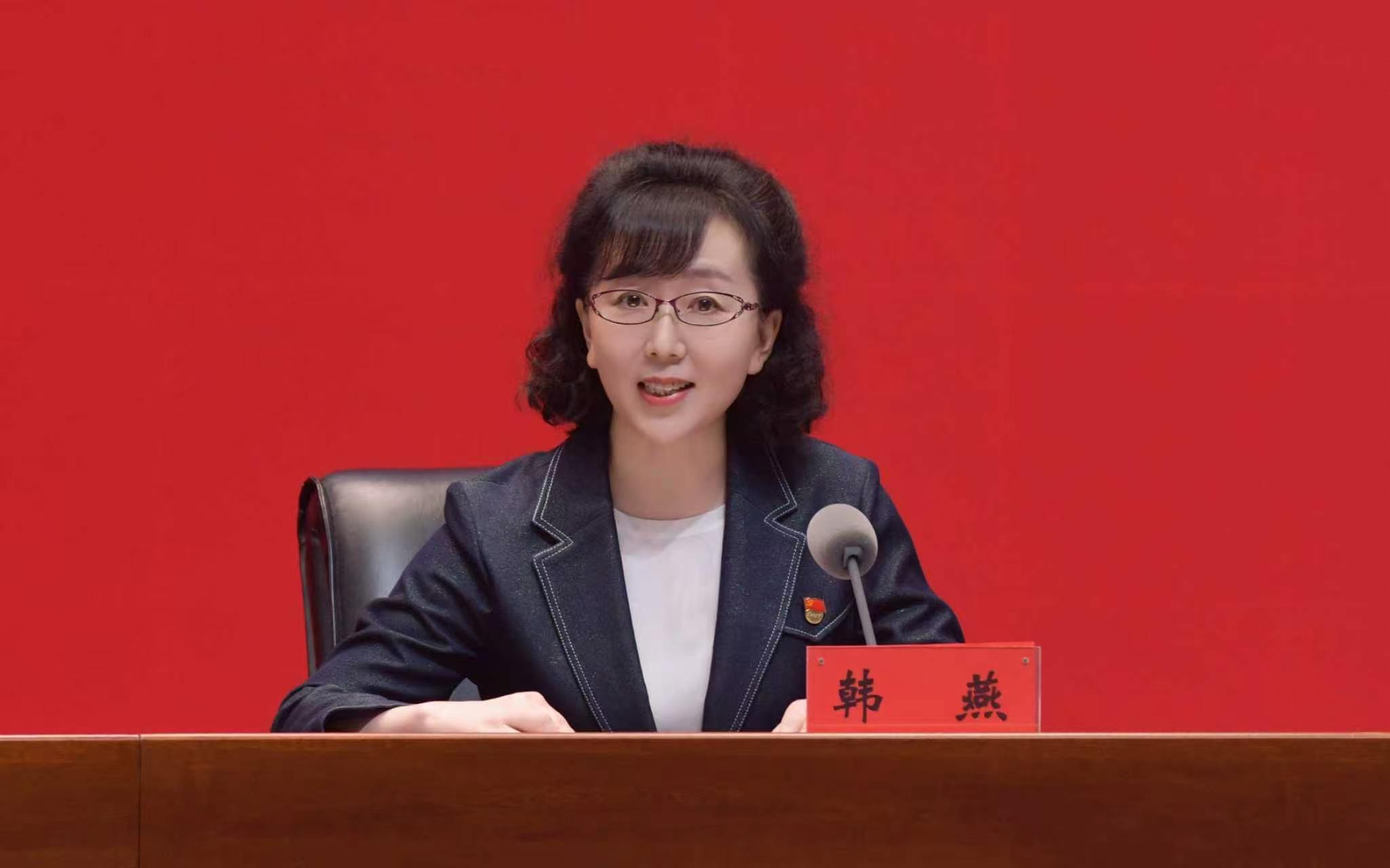 黑龙江省科技馆党委书记、馆长韩燕。纪勇摄