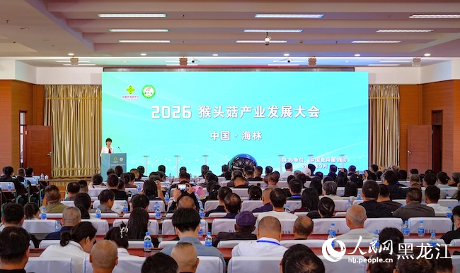 2026猴头菇产业发展大会在黑龙江海林市启幕。人民网记者苏靖刚摄