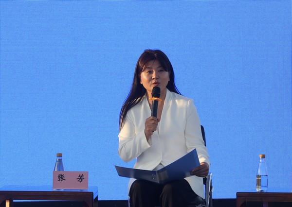 和糧農業集團董事長張芳。石啟立攝